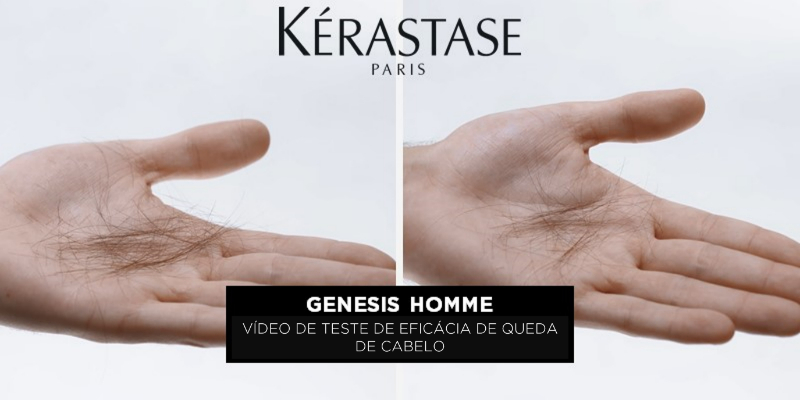 GENESIS HOMME - TESTE DE QUEDA DE CABELO 