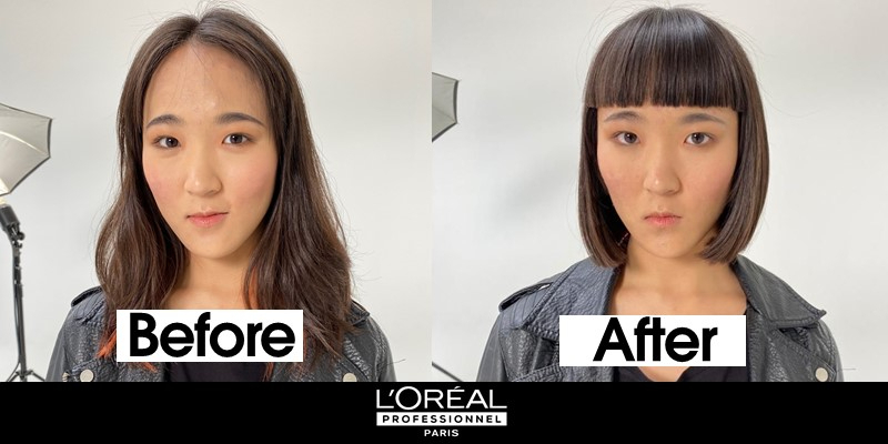 How to cut a one length bob Thumbnail