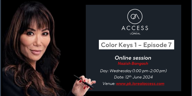 COLOR KEYS 1 EPISODE 7 - SESSION BY NAZISH BANGASH - LIVE ON 12TH JUNE 2024 AT 1:00 Image