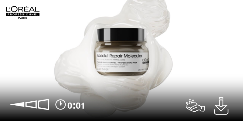 Fiche Technique| Masque Soin Absolut Repair Molecular| L'Oréal Professionnel Thumbnail
