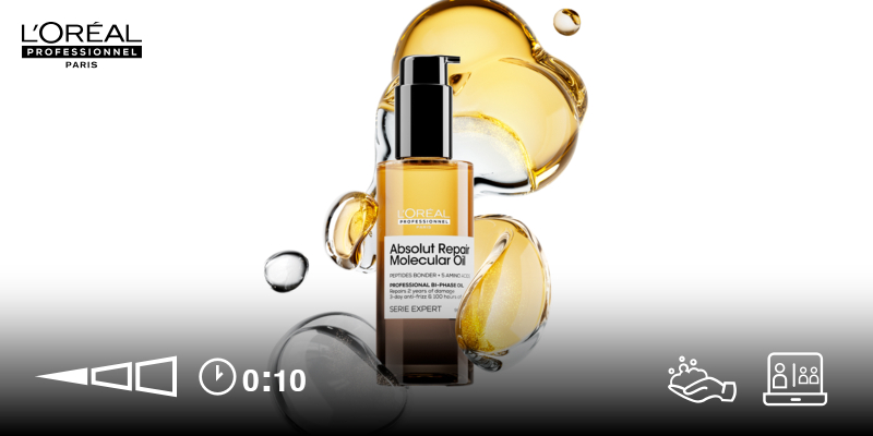 Absolut Repair Molecular Oil Presentazione | L'Oréal Professionnel | Online Thumbnail