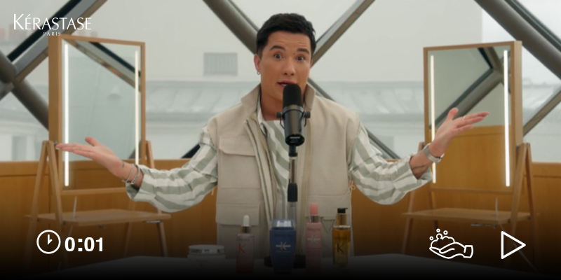 VIDEO I DECOUVREZ LA MASTERCLASS OSEZ KERASTASE ANIMEE PAR NICOLAS WALDORF Thumbnail