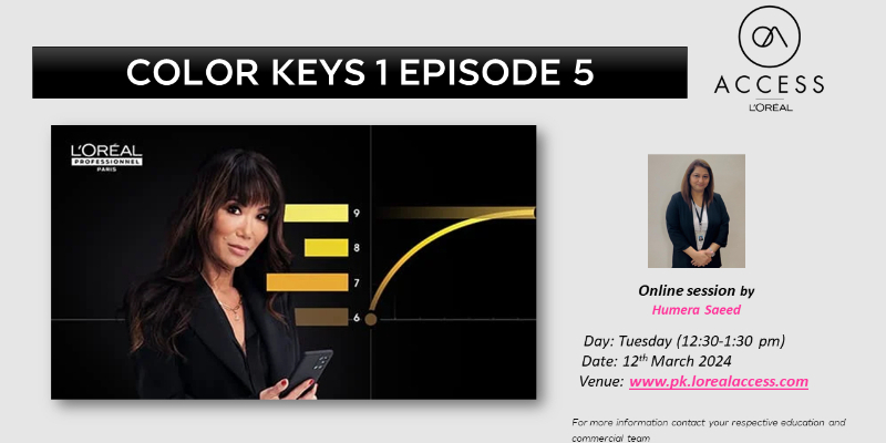 COLOR KEYS 1 EPISODE 5 - LIVE - 12TH MARCH 2024 BY HUMERA SAEED  Image