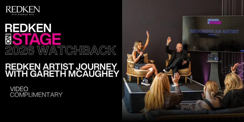 Redken on Stage Watchback 2026 | Redken Artist Journey with Gareth Mcaughey | Redken Haircolor Inspiration Thumbnail