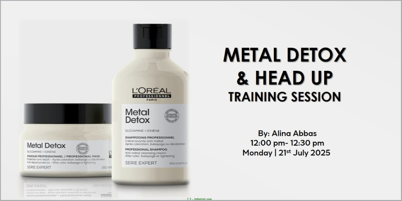 METAL DETOX & HEADS UP LIVE – SESSION BY ALINA ABBAS 21ST JULY 2025 Image