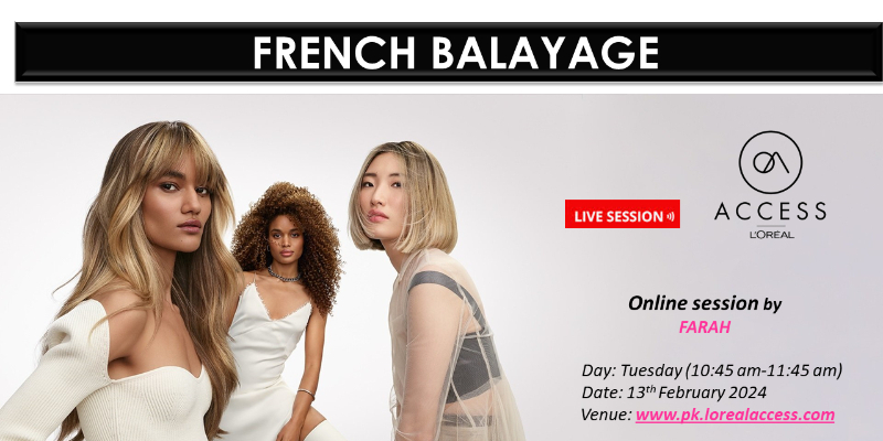 FRENCH BALAYAGE - LIVE-  13TH FEBRUARY 2024 BY FARAH Image