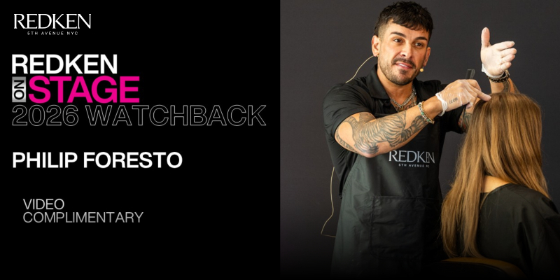 Redken on Stage Watchback 2026 | Philip Foresto | Redken Haircolor Inspiration Thumbnail