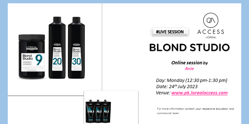 BLOND STUDIO- LIVE- 24th JULY 2023 BY ANIE Image