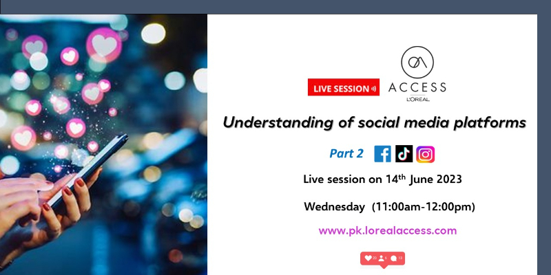 UNDERSTANDING OF SOCIAL MEDIA PLATFORMS PART 2- LIVE - 14th JUNE 2023  Image