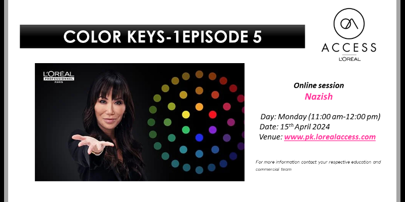 COLOR KEYS 1 EPISODE 5- LIVE - 15TH APRIL 2024 BY NAZISH  Image