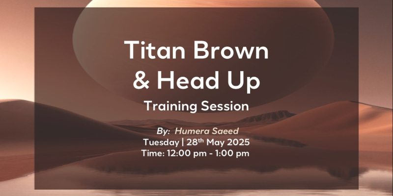 Titan Brown - Online Session by Humera Saeed - 28th May 2025 Image