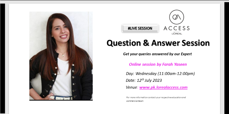 QUESTION AND ANSWER SESSION - LIVE- 12th JULY 2023 BY FARAH  Image