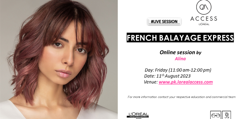 FRENCH BALAYAGE EXPRESS- LIVE- 11th AUGUST 2023 BY ALINA Image