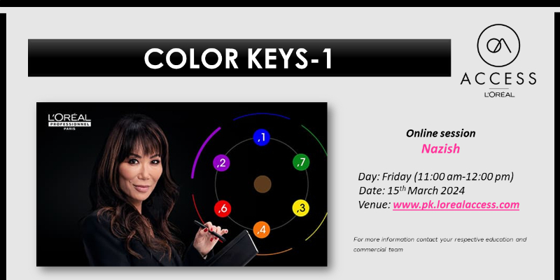 COLOR KEYS 1 - LIVE - 15TH MARCH 2024 BY NAZISH  Image