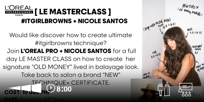 LE MASTERCLASS OLD MONEY HAIR l L'OREAL PROESSIONNEL l 10 000PHP* Thumbnail