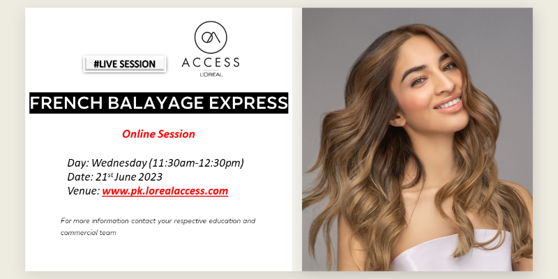 FRENCH BALAYAGE EXPRESS- LIVE- 21st JUNE 2023 BY NAZISH  Image
