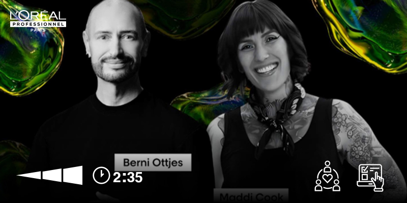 GLOBAL MASTER CLASS | Berni Ottjes & Maddi Cook  | Recorded version | L'ORÉAL PROFESSIONNEL Thumbnail