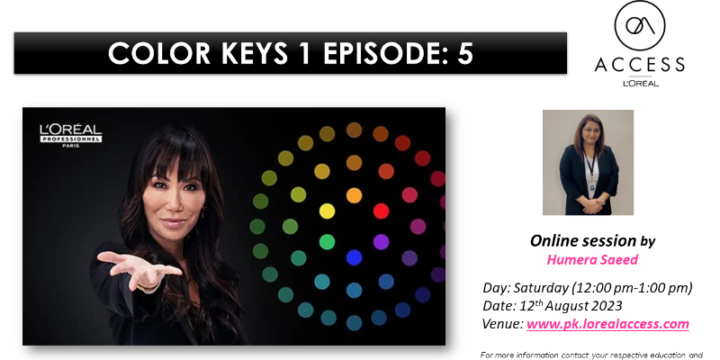 COLOR KEYS 1 - EPISODE 5- LIVE- 12th AUGUST 2023 BY HUMERA SAEED  Image
