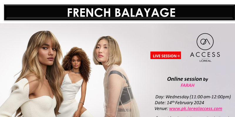FRENCH BALAYAGE - LIVE - 14TH FEBRUARY 2024 BY FARAH Image