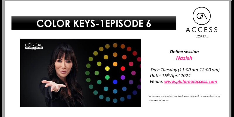 COLOR KEYS 1 EPISODE 6 - LIVE - 16TH APRIL 2024 BY NAZISH  Image