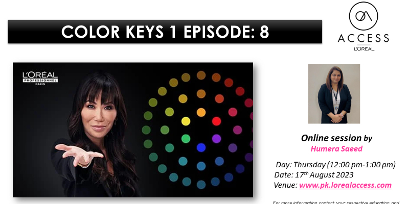 COLOR KEYS 1 EPISODE 8- LIVE- 17th AUGUST 2023 BY HUMERA SAEED  Image