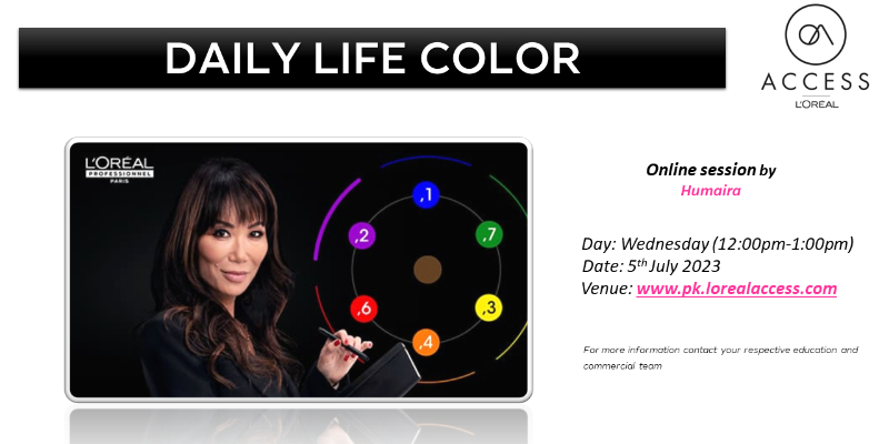 DAILY LIFE COLOR- LIVE- 5th JULY 2023 BY HUMAIRA ALI  Image