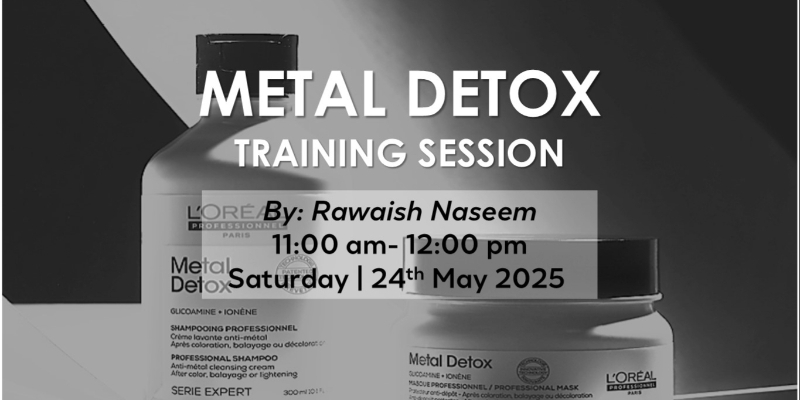 METAL DETOX - LIVE TRAINING SESSION BY RAWAISH NASEEM | 11:00 am- 12:00 pm | 24th May 2025  Image