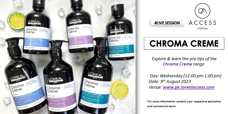 CHROMA CREME- LIVE- 9th AUGUST 2023 BY HUMAIRA ALI  Image