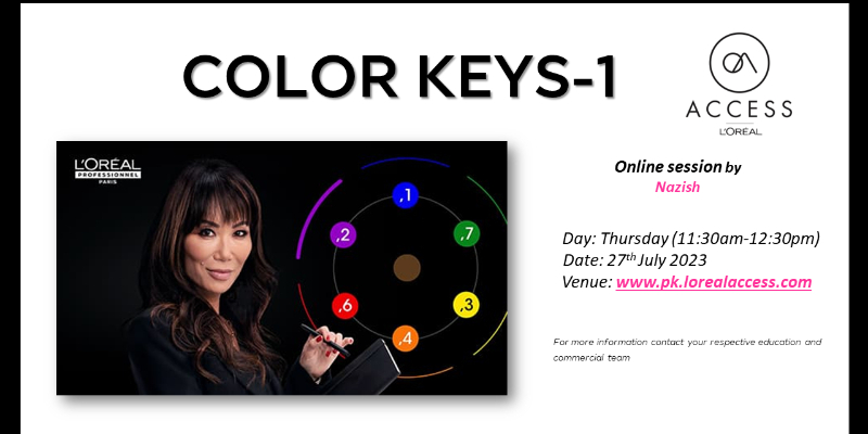 COLOR KEYS 1- LIVE- 27th JULY 2023 BY NAZISH  Image