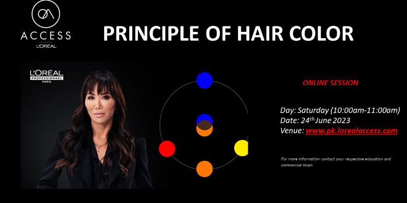 PRINCIPLE OF HAIR COLOR- LIVE - 24th JUNE 2023 BY RABIA Image