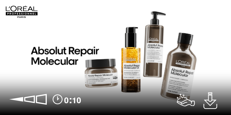 [Absolut Repair Molecular] | Die professionelle Backbar-Routine mit Adina Pignatare | L'Oréal Professionnel Paris AT Thumbnail