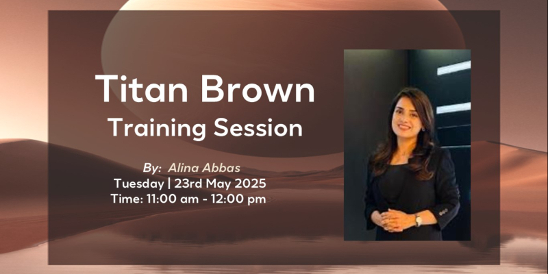 Titan Brown - Online Session by Alina Abbas - 23rd May 2025 Image