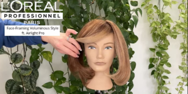 Voluminous Blowout Tutorial: Face-Frame Cut & Style with AirLight Pro | L'Oréal Professionnel Thumbnail