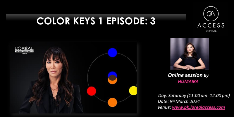 COLOR KEYS 1 EPISODE 3 - LIVE - 9TH MARCH 2024 BY HUMAIRA ALI  Image