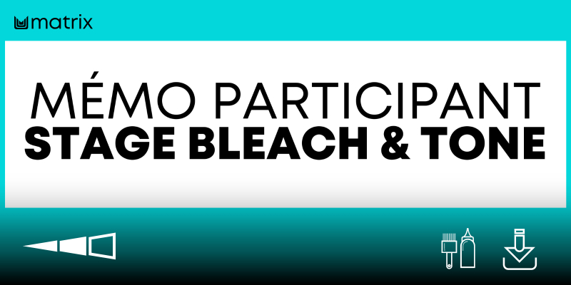 MÉMO PARTICIPANT BLEACH AND TONE - À TÉLÉCHARGER Thumbnail