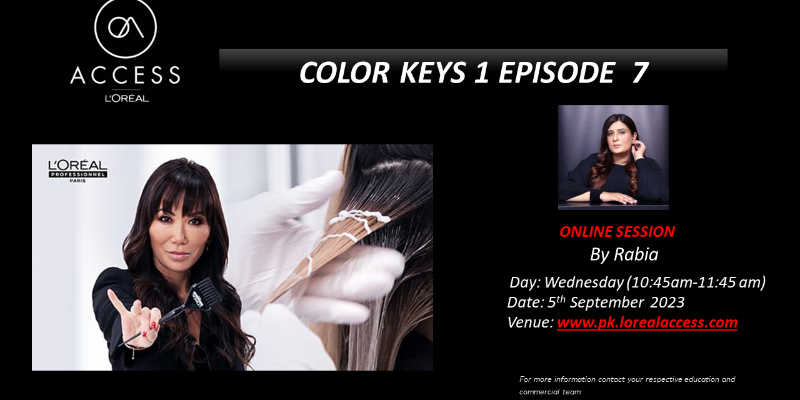 COLOR KEYS 1  EPISODE 7- LIVE - 6th SEPTEMBER 2023 BY RABIA Image