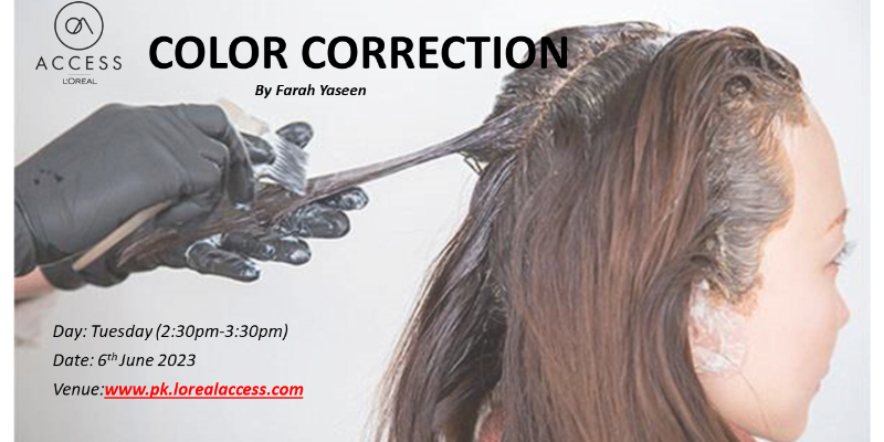 COLOR CORRECTION - LIVE- 6th JUNE 2023 BY FARAH  Image