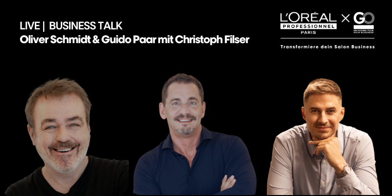 L`Oréal Professionnel Paris | Business Talk GO College Oliver Schmidt & Guido Paar, moderiert von Christoph Filser Thumbnail