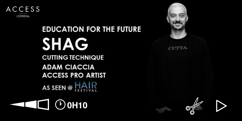 SHAG CUTTING TECHNIQUE | ADAM CIACCIA |VIDEO Thumbnail