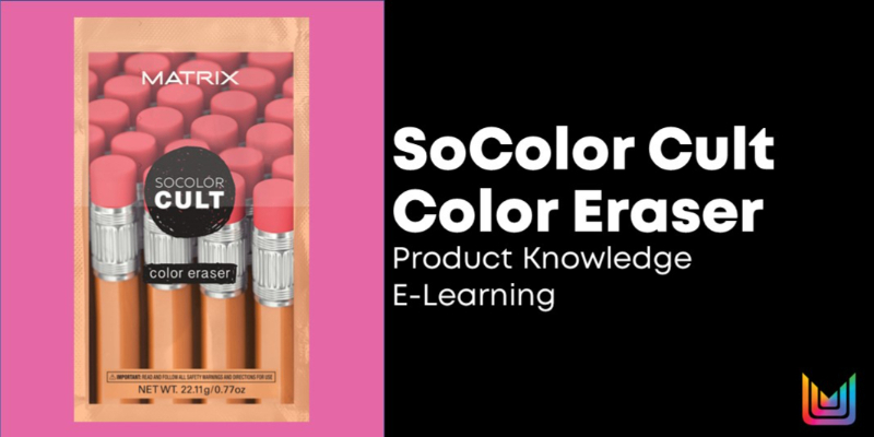 SOCOLOR CULT COLOR ERASER PRODUCT KNOWLEDGE | MATRIX | VIDEO Thumbnail