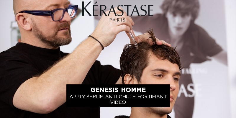 Vídeo - Como aplicar o Sérum Anti-Chute Fortifiant | Genesis Homme