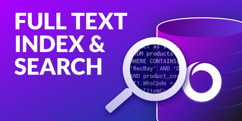 Full Text Index and Search