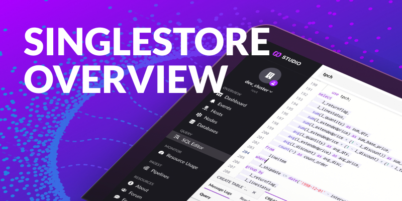 Getting Started with SingleStore Managed Service