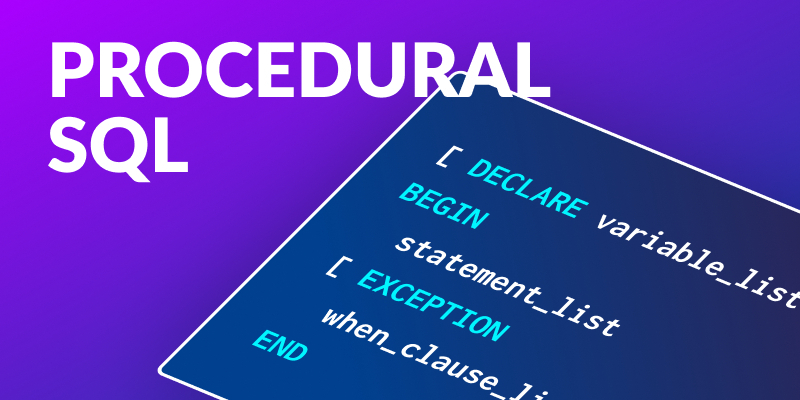 Procedural SQL