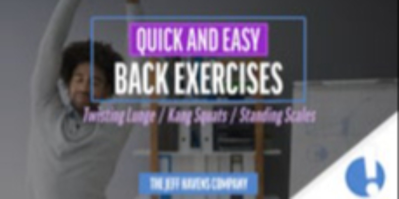 Standing Scale Excercise Quick and Easy Back Exercises: Standing Scales